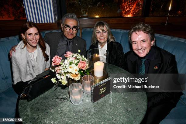 Sarah Levy, Eugene Levy, Deborah Divine and Martin Short at the "Good Grief" Los Angeles premiere at The Egyptian Theatre on December 19, 2023 in...