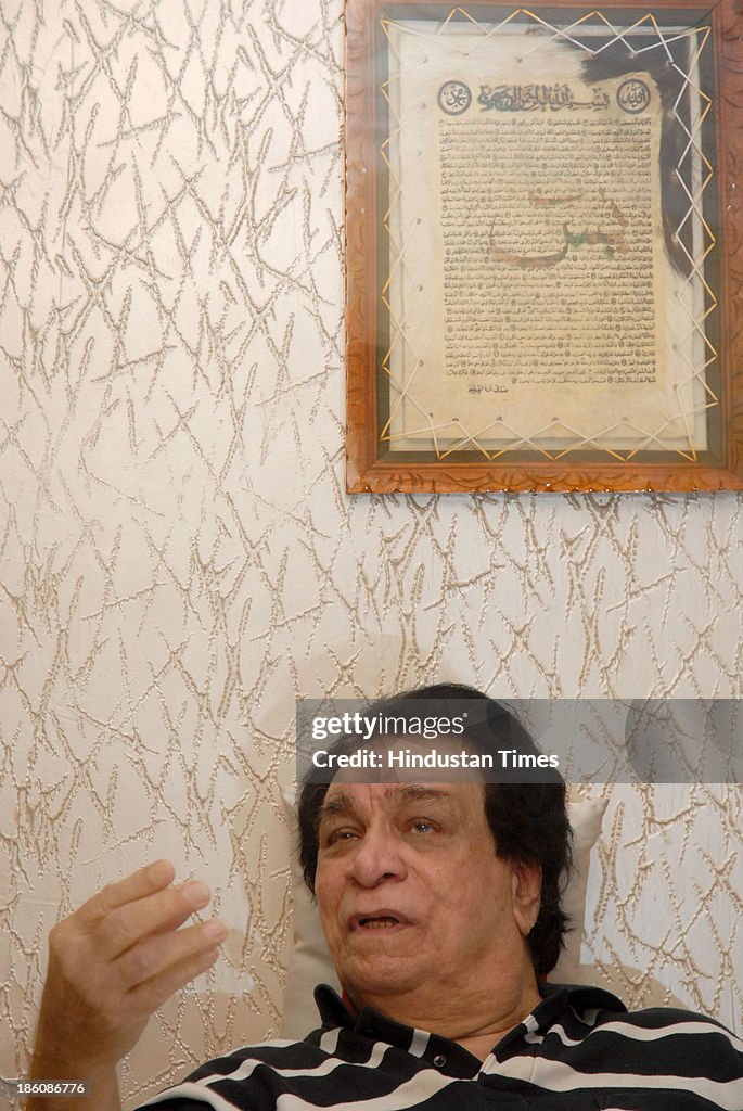 Profile Shoot Of Kader Khan