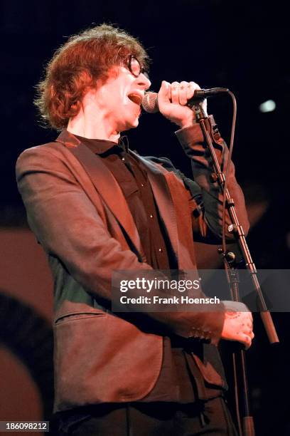 Mark Lanegan performs live during a concert at the Passionskirche on October 25, 2013 in Berlin, Germany.