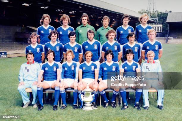 The 1978 FA Cup Winners - Ipswich Town. Back row : Russell Osman, Trevor Whymark, Paul Cooper, Laurie Sivell, Robin Turner, Les Tibbott. Middle row:...