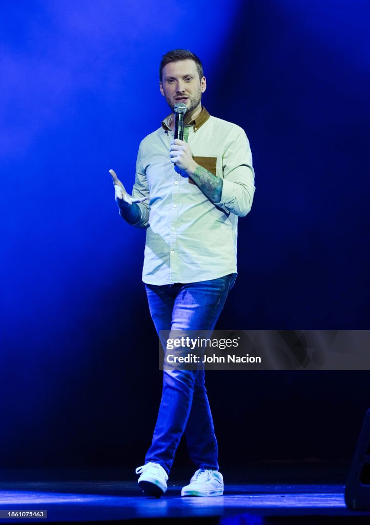 Matt Rushing Comedian Comedian Matt Mathews performs at Palladium Times Square on December ...