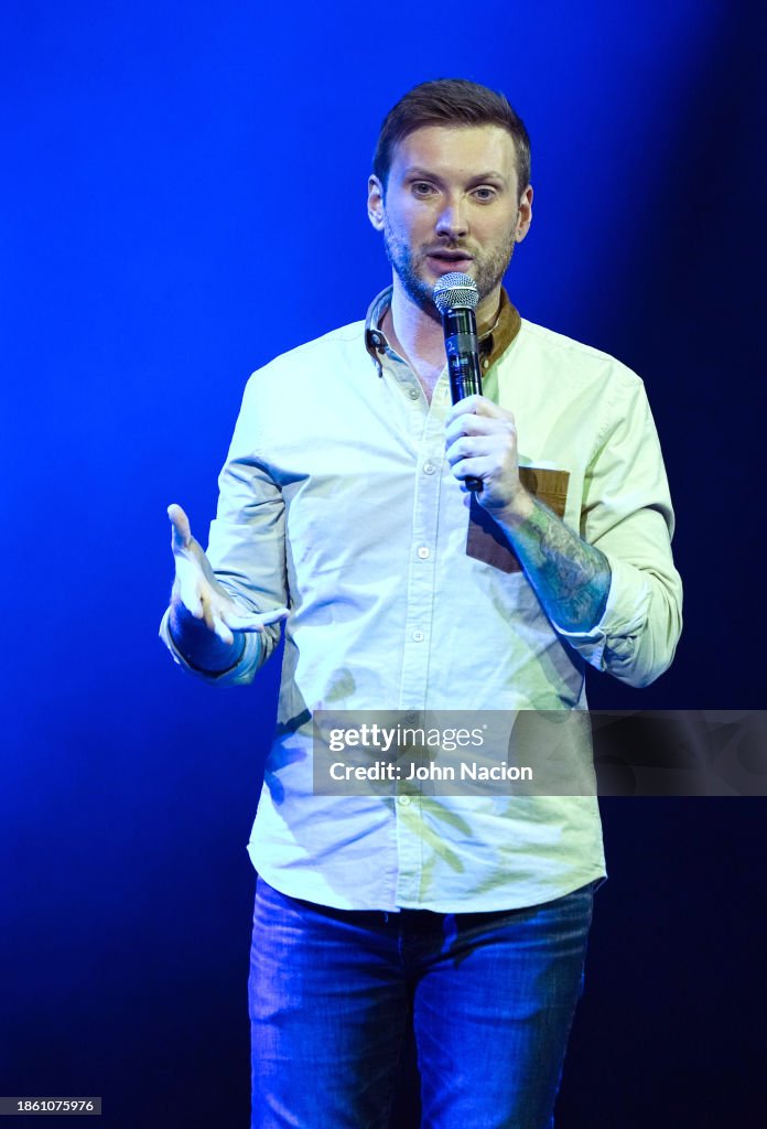 Matt Mathews Comedian Matt Mathews performs at Palladium Times Square on December