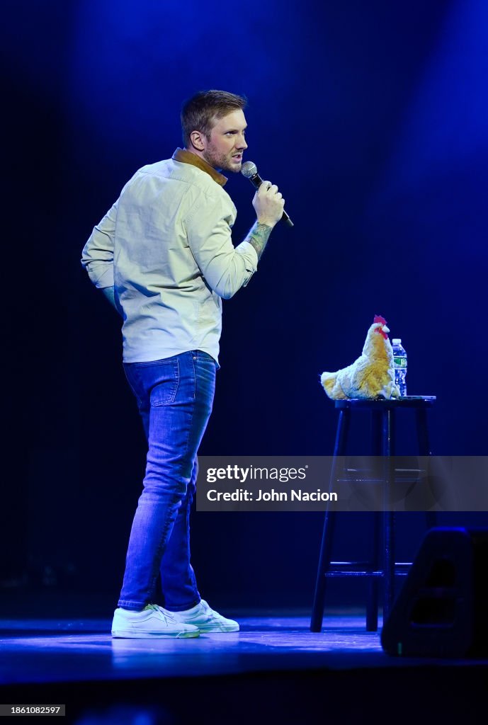 Matt Mathews Comedian Matt Mathews performs at Palladium Times Square on December