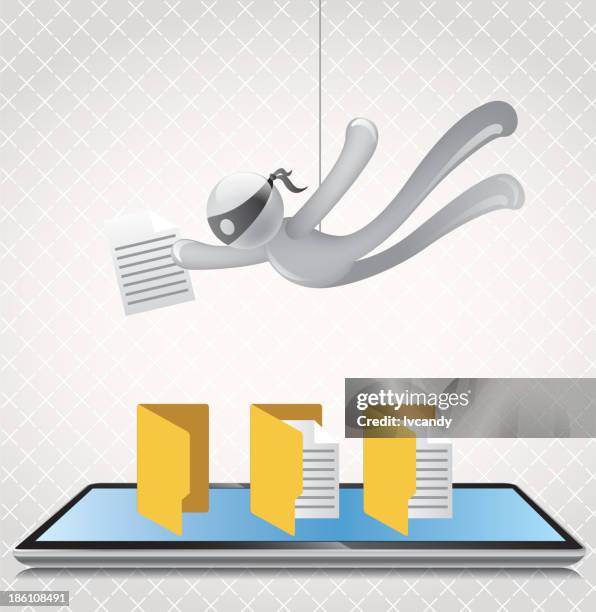hacker - mask hanging stock illustrations