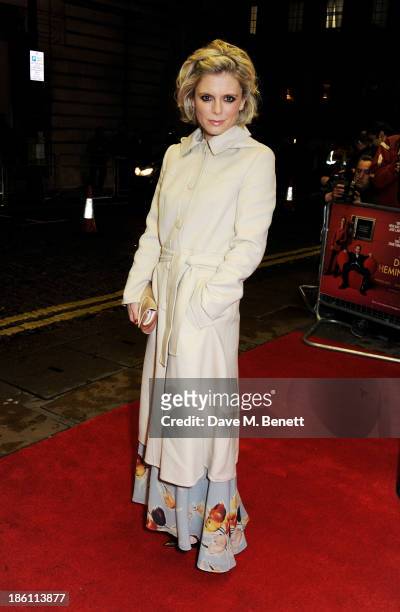 Emilia Fox attends the UK Premiere of "Dom Hemingway" at The Curzon Mayfair on October 28, 2013 in London, England.