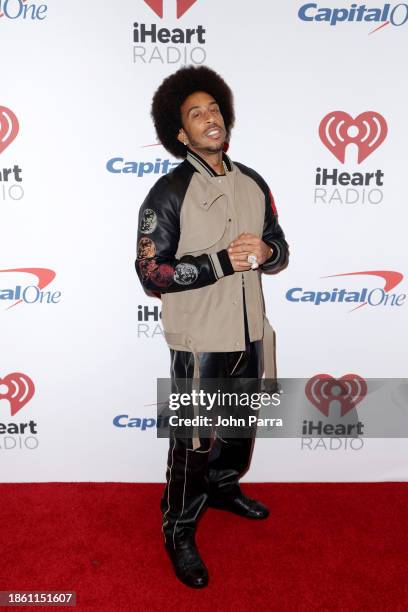 Ludacris attends iHeartRadio Y100's Jingle Ball 2023 at Amerant Bank Arena on December 16, 2023 in Miami, Florida.