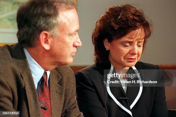 John and Patsy Ramsey, the parents of JonBenet Ramsey, meet with a small selected group of the local Colorado media after four months of silence in...