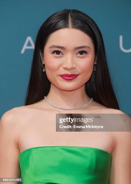 Ashley Liao attends the 21st Annual Unforgettable Gala at The Beverly Hilton on December 16, 2023 in Beverly Hills, California.