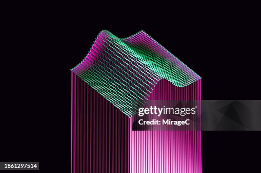 Abstract Data Block Into Wave Pattern Abstract Data Block Into Wave Pattern