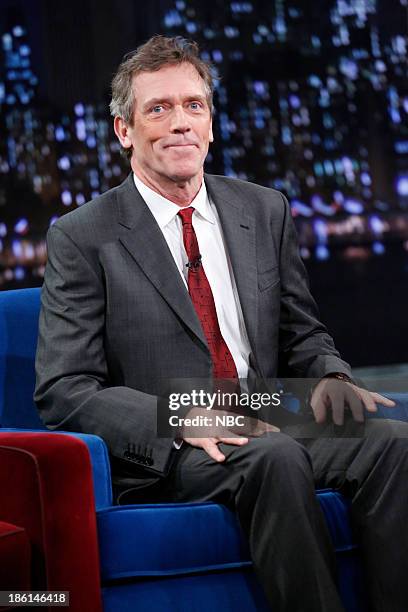 Episode 916 -- Pictured: Hugh Laurie on Monday, October 28, 2013--