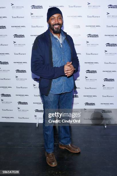 Actor Jesse L. Martin attends LAByrinth Theater Company Celebrity Charades 2013 Benefit Gala on October 28, 2013 in New York City.