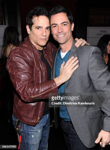 Actors Yul Vazquez and Danny Pino attend LAByrinth Theater Company Celebrity Charades 2013 Benefit Gala on October 28, 2013 in New York City.