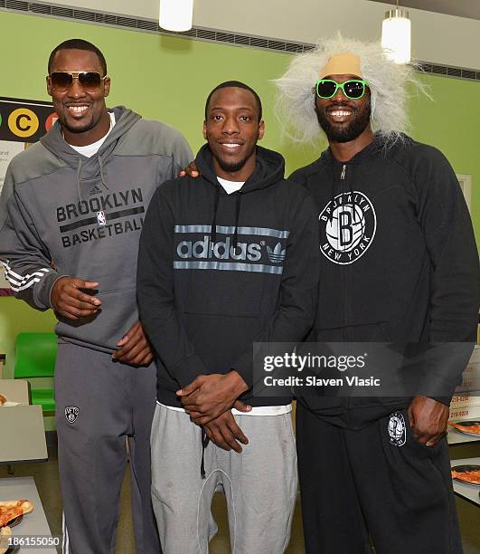 Brooklyn Nets' Andray Blatche, Tyshawn Taylor and Reggie Evans host a Halloween Monster Mash for 50 kids at The Brooklyn Children's Museum on October...