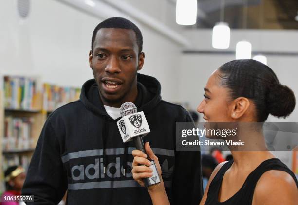 Brooklyn Nets' Tyshawn Taylor hosts a Halloween Monster Mash for 50 children from New York City Housing Authority Brooklyn residences at The Brooklyn...