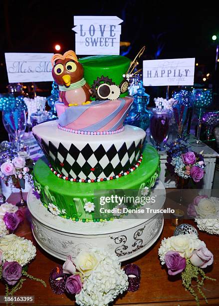 General view of atmosphere at Holly Madison's and Pasquale Rotella's wedding at Disneyland on September 10, 2013 in Anaheim, California.