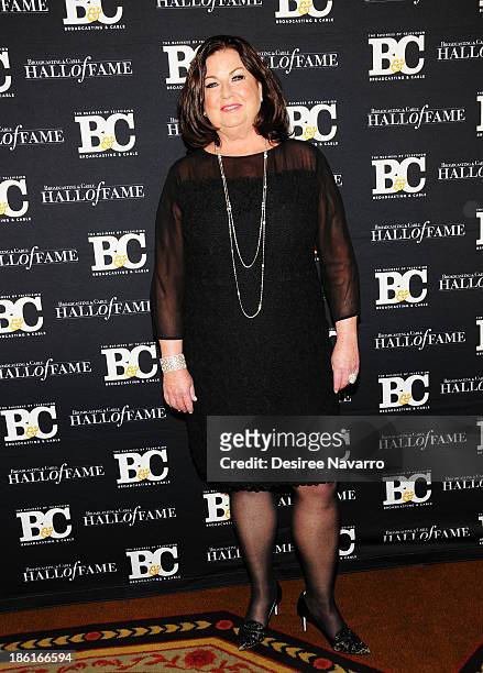 President of Network Sales at CBS Television Network, Jo Ann Ross attends the Broadcasting And Cable 23rd Annual Hall Of Fame Awards dinner at The...