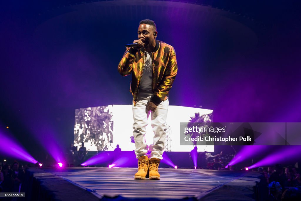 Kanye West THE YEEZUS TOUR with Kendrick Lamar - Los Angeles, CA