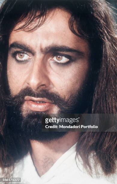 Portrait of Indian actor Kabir Bedi in the TV mini-series Sandokan. Germany, 1976.