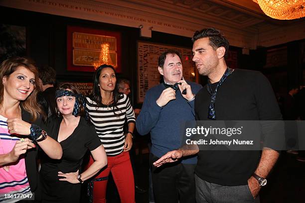 Nia Vardalos, Rachel Dratch, Padma Lakshmi, Richard Kind and Bobby Cannavale attend the LAByrinth Theater Company Celebrity Charades 2013 benefit...