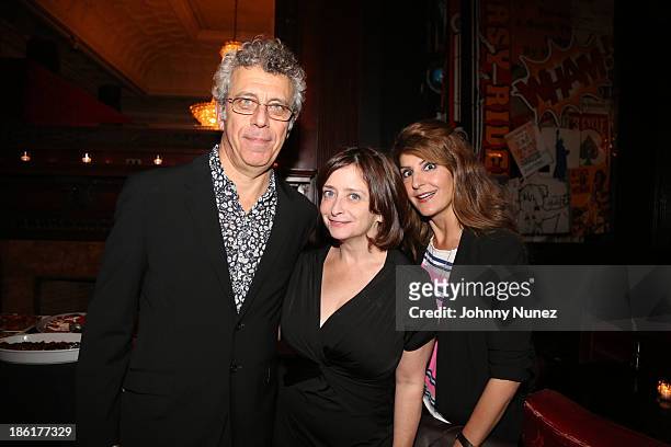 Eric Bogosian, Rachel Dratch and Nia Vardalos attend the LAByrinth Theater Company Celebrity Charades 2013 benefit gala at Capitale on October 28,...