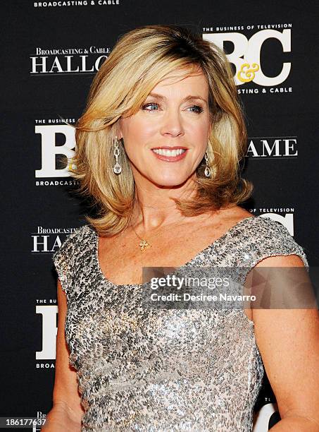 Anchor/journalist Deborah Norville attends the Broadcasting And Cable 23rd Annual Hall Of Fame Awards dinner at The Waldorf Astoria on October 28,...