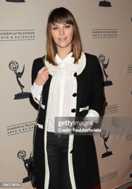 Actress Ina-Alice Kopp attends the Television Academy's presentation of 10 Years After "The Prime Time Closet - A History Of Gays And Lesbians On TV"...