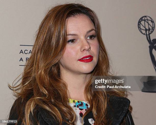 Actress Amber Tamblyn attends the Television Academy's presentation of 10 Years After "The Prime Time Closet - A History Of Gays And Lesbians On TV"...