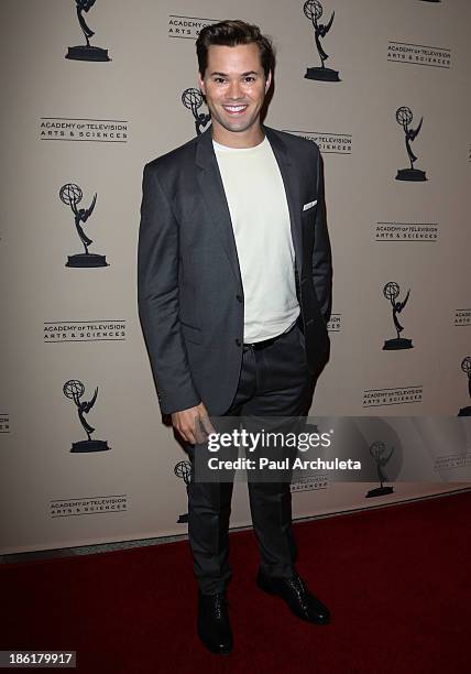 Actor Andrew Rannells attends the Television Academy's presentation of 10 Years After "The Prime Time Closet - A History Of Gays And Lesbians On TV"...