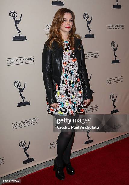 Actress Amber Tamblyn attends the Television Academy's presentation of 10 Years After "The Prime Time Closet - A History Of Gays And Lesbians On TV"...