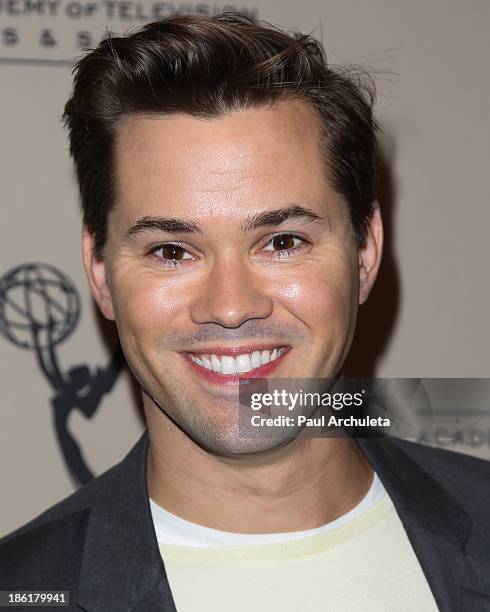 Actor Andrew Rannells attends the Television Academy's presentation of 10 Years After "The Prime Time Closet - A History Of Gays And Lesbians On TV"...