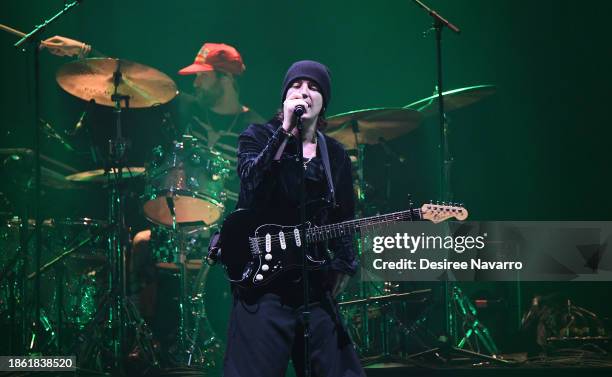 Paul Klein of LANY performs onstage during iHeartRadio Y100's Jingle Ball 2023 at Amerant Bank Arena on December 16, 2023 in Sunrise, Florida.