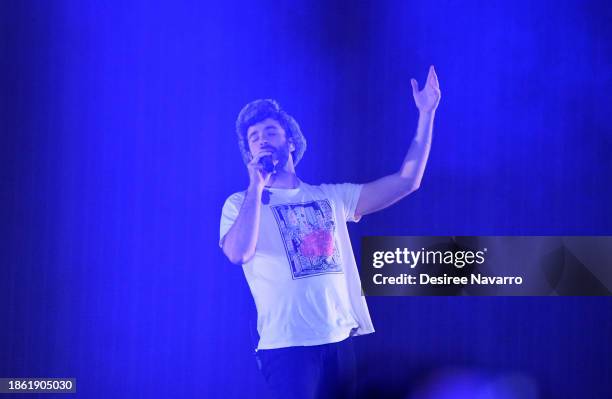 Jack Met of AJR performs onstage during iHeartRadio Y100's Jingle Ball 2023 at Amerant Bank Arena on December 16, 2023 in Sunrise, Florida.