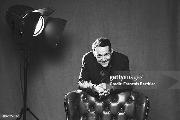 Actor Julien Boisselier is photographed for Self Assignment on October 15, 2013 in Paris, France.