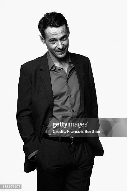 Actor Julien Boisselier is photographed for Self Assignment on October 15, 2013 in Paris, France.