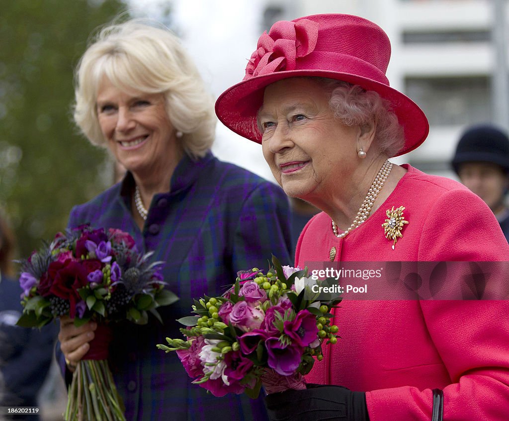 The Queen And Duchess Of Cornwall Visit Ebony Horse Club And Community Riding Centre, Brixton