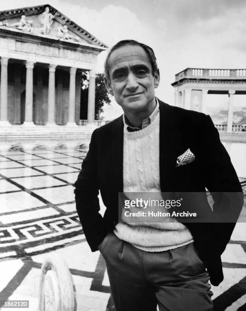 American architect Robert A.M. Stern stands on the grounds of Hearst Castle in a promotional portrait for the PBS Television series, 'Pride of...