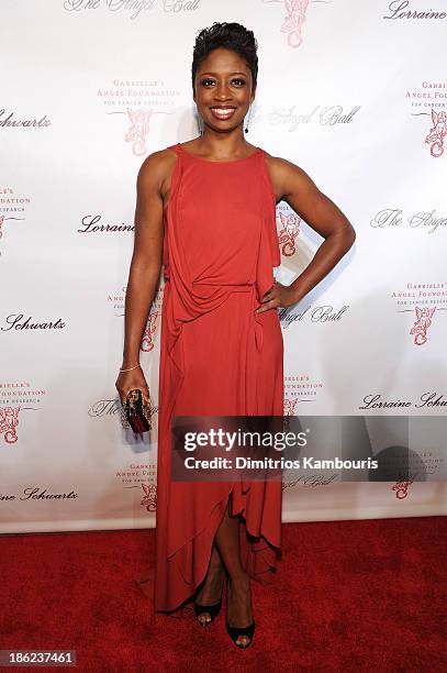 Actress Montego Glover attends Gabrielle's Angel Foundation Hosts Angel Ball 2013 at Cipriani Wall Street on October 29, 2013 in New York City.