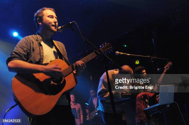 Ralph Pelleymounter, Ben Jackson and Josh Platman of To Kill a King performs on stage at KOKO on October 29, 2013 in London, England.