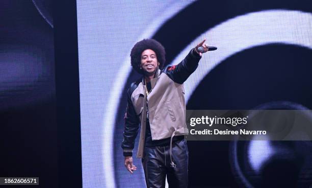 Ludacris performs onstage during iHeartRadio Y100's Jingle Ball 2023 at Amerant Bank Arena on December 16, 2023 in Sunrise, Florida.