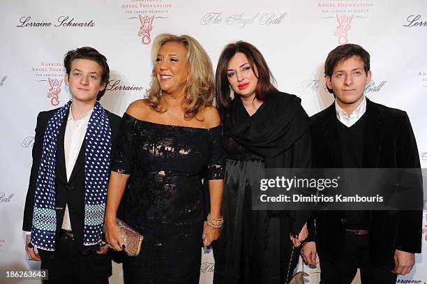 President and Co-founder of Gabrielle's Angel Foundation Denise Rich , her daughter Ilona Rich Schachter and Rich's grandchildren Kai Schachter and...
