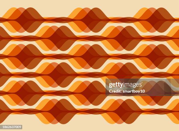 retro styled patterns - interior designers stock illustrations