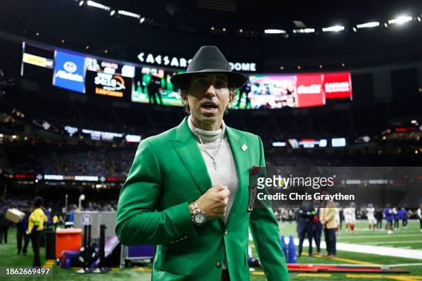 Agent Sean Stellato looks on before the game between the New York Giants and the New Orleans Saints at Caesars Superdome on December 17, 2023 in New...