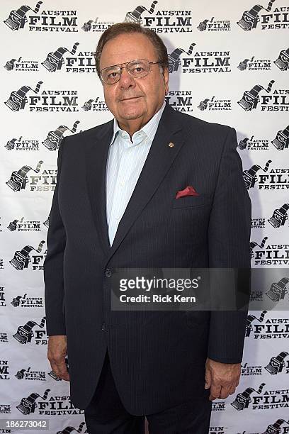 ActorPaul Sorvino arrives at the premiere of 'Last I Heard' during the Austin Film Festival at The Paramount Theatre on October 29, 2013 in Austin,...