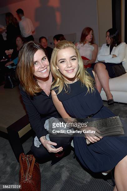 Erin Ann Shipka and Kiernan Shipka attend Chloe Los Angeles Fashion Show & Dinner hosted by Clare Waight Keller, January Jones and Lisa Love on...