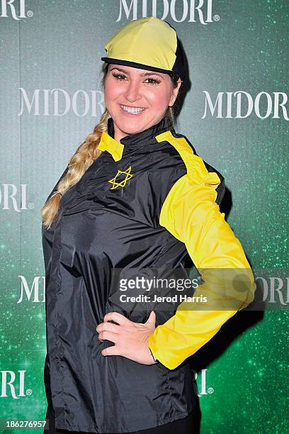 Josie Goldberg arrives at the 3rd Annual Midori Green Halloween at Bootsy Bellows on October 29, 2013 in West Hollywood, California.