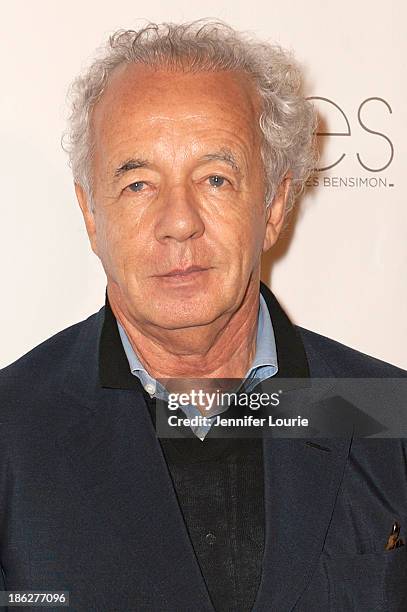 Photographer Giles Bensimon attends Genlux Magazine hosts celebrity photographer Gilles Bensimon at Sofitel Hotel on October 29, 2013 in Los Angeles,...