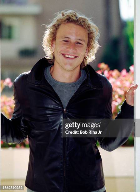 Actor Heath Ledger photo session, June 9, 2000 in Beverly Hills, California.