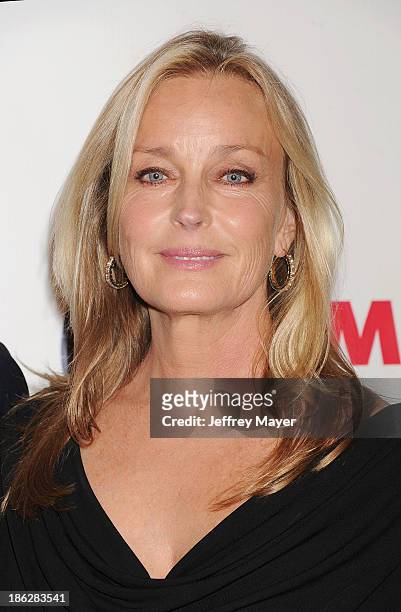 Actress Bo Derek arrives at the 2013 International Women's Media Foundation's Courage In Journalism Awards at The Beverly Hills Hotel on October 29,...