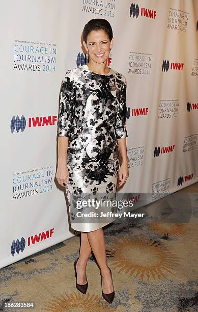 Glamour Magazine's Editor-in-Chief Cindi Leive arrives at the 2013 International Women's Media Foundation's Courage In Journalism Awards at The...