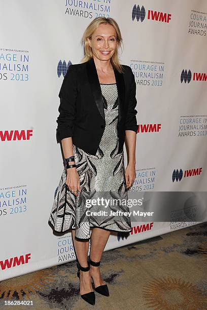 Fashion designer Lubov Azria arrives at the 2013 International Women's Media Foundation's Courage In Journalism Awards at The Beverly Hills Hotel on...